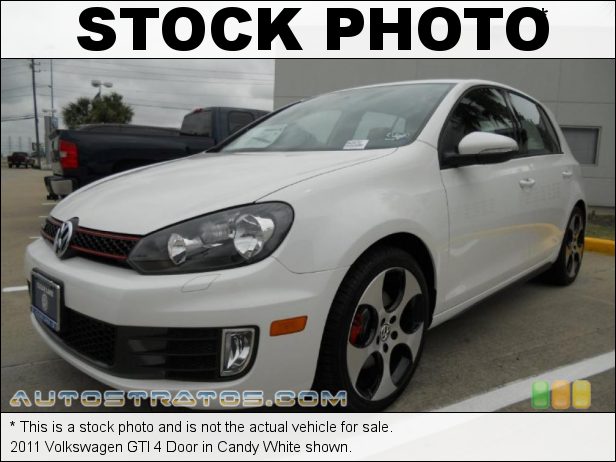 Stock photo for this 2011 Volkswagen GTI 4 Door 2.0 Liter FSI Turbocharged DOHC 16-Valve 4 Cylinder 6 Speed DSG Dual-Clutch Automatic