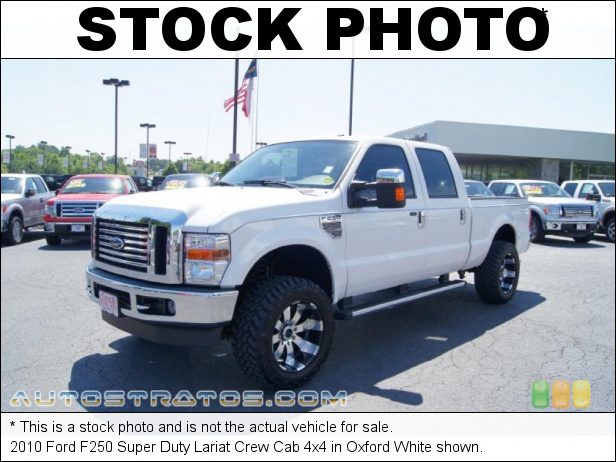 Stock photo for this 2010 Ford F250 Super Duty Lariat Crew Cab 4x4 6.4 Liter OHV 32-Valve Power Stroke Turbo-Diesel V8 5 Speed Torqshift Automatic