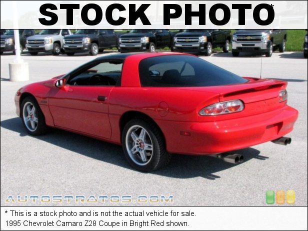 Stock photo for this 1995 Chevrolet Camaro Z28 Coupe 5.7 Liter OHV 16-Valve LT1 V8 6 Speed Manual