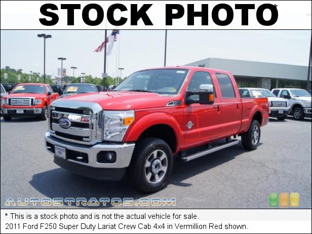 Stock photo for this 2011 Ford F250 Super Duty Lariat Crew Cab 4x4 6.7 Liter OHV 32-Valve B20 Power Stroke Turbo-Diesel V8 6 Speed TorqShift Automatic