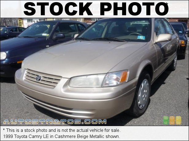 Stock photo for this 1999 Toyota Camry LE 2.2 Liter DOHC 16-Valve 4 Cylinder 4 Speed Automatic