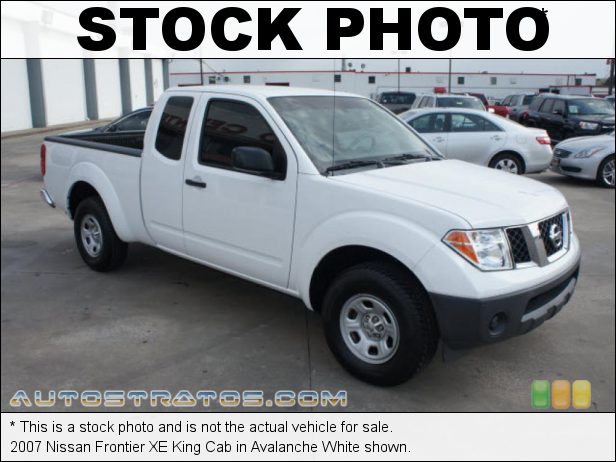 Stock photo for this 2007 Nissan Frontier XE King Cab 2.5 Liter DOHC 16-Valve VVT 4 Cylinder 5 Speed Automatic