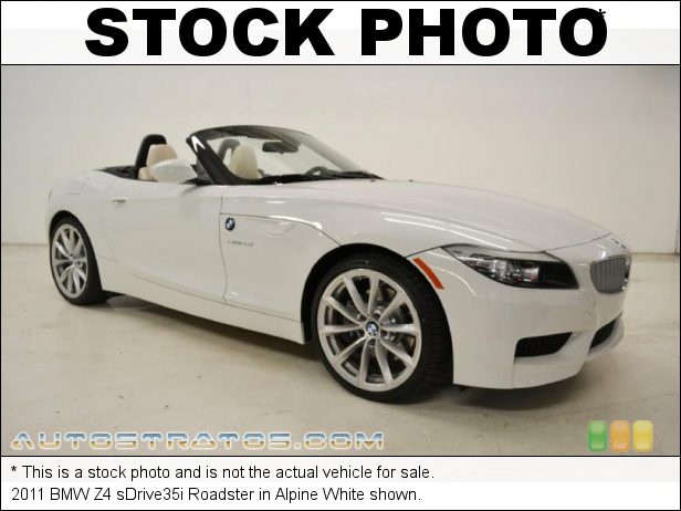 Stock photo for this 2011 BMW Z4 sDrive35i Roadster 3.0 Liter TwinPower Turbocharged DFI DOHC 24-Valve VVT Inline 6 7 Speed Double-Clutch Automatic