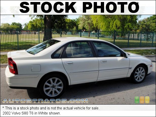 Stock photo for this 2002 Volvo S80 T6 2.9 Liter Twin Turbocharged DOHC 24 Valve Inline 6 Cylinder 4 Speed Automatic