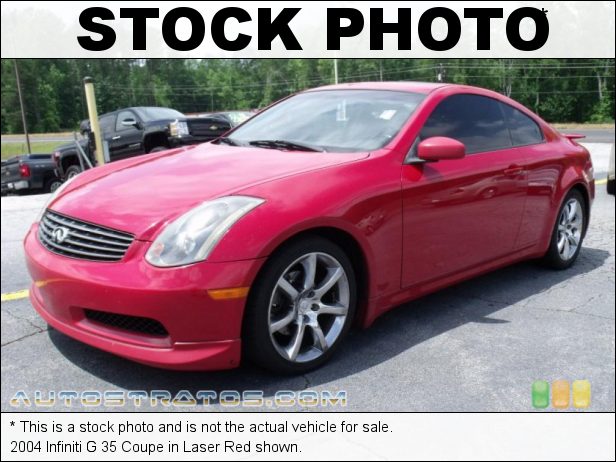 Stock photo for this 2004 Infiniti G 35 Coupe 3.5 Liter DOHC 24-Valve VVT V6 5 Speed Automatic