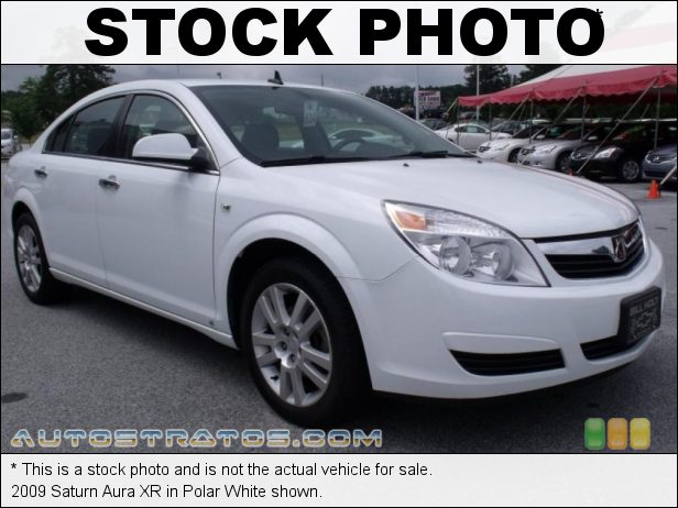 Stock photo for this 2009 Saturn Aura XR 2.4 Liter DOHC 16-Valve Ecotec 4 Cylinder 6 Speed Automatic