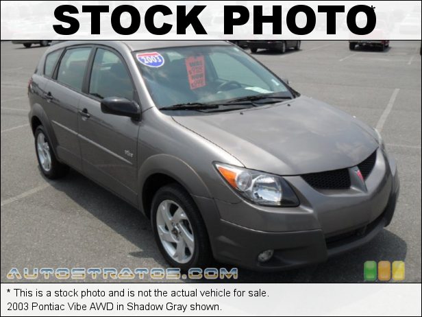 Stock photo for this 2003 Pontiac Vibe AWD 1.8 Liter DOHC 16V VVT-i 4 Cylinder 4 Speed Automatic