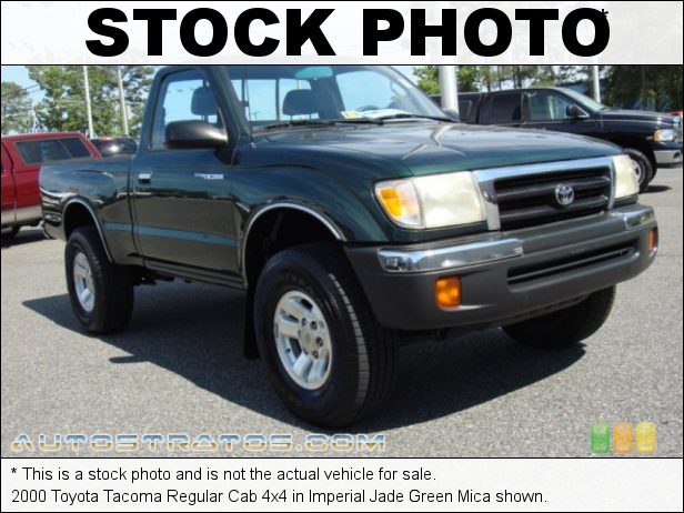 Stock photo for this 2000 Toyota Tacoma Regular Cab 4x4 2.7 Liter DOHC 16-Valve 4 Cylinder 5 Speed Manual