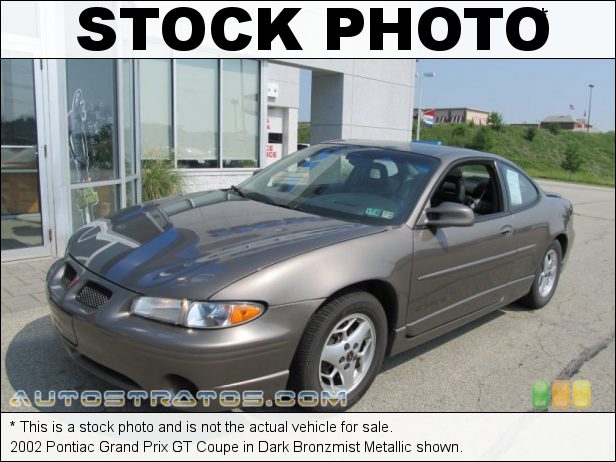 Stock photo for this 2002 Pontiac Grand Prix GT Coupe 3.8 Liter 3800 Series II OHV 12V V6 4 Speed Automatic