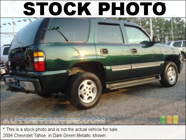 Stock photo for this 2004 Chevrolet Tahoe  4.8 Liter OHV 16-Valve Vortec V8 4 Speed Automatic