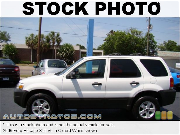 Stock photo for this 2006 Ford Escape XLT V6 3.0 Liter DOHC 24-Valve Duratec V6 4 Speed Automatic