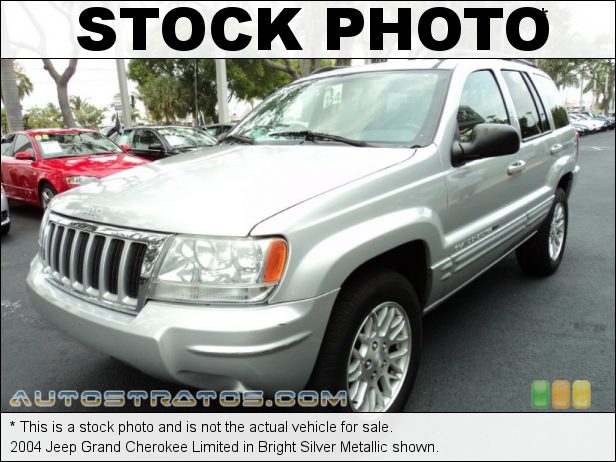 Stock photo for this 2004 Jeep Grand Cherokee Limited 4.0 Liter OHV 12V Inline 6 Cylinder 4 Speed Automatic
