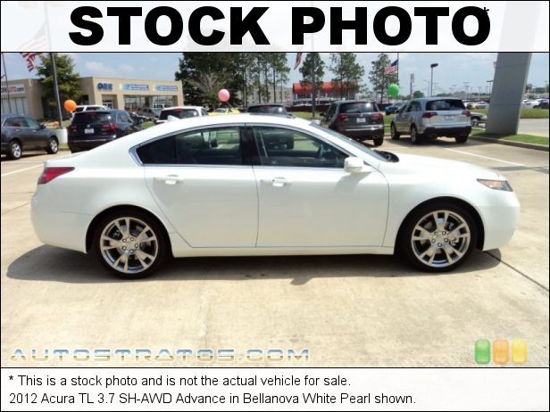 Stock photo for this 2012 Acura TL 3.7 SH-AWD Advance 3.7 Liter SOHC 24-Valve VTEC V6 6 Speed Sequential SportShift Automatic