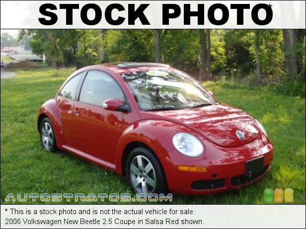 Stock photo for this 2006 Volkswagen New Beetle 2.5 Coupe 2.5L DOHC 20V Inline 5 Cylinder 5 Speed Manual