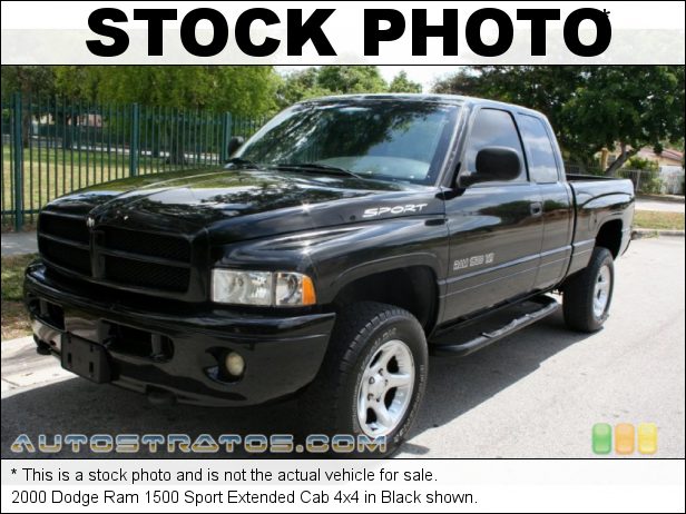 Stock photo for this 2000 Dodge Ram 1500 SLT Extended Cab 4x4 5.2 Liter OHV 16-Valve V8 4 Speed Automatic