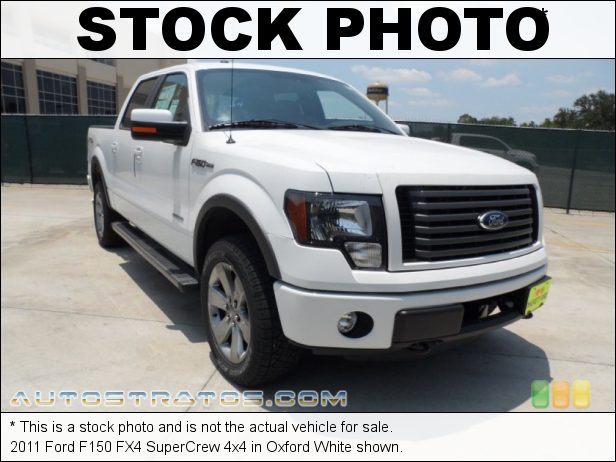 Stock photo for this 2011 Ford F150 FX4 SuperCrew 4x4 3.5 Liter GTDI EcoBoost Twin-Turbocharged DOHC 24-Valve VVT V6 6 Speed Automatic