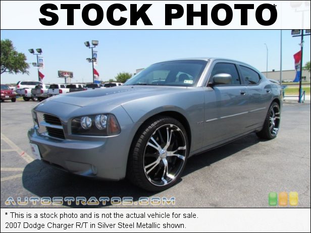 Stock photo for this 2007 Dodge Charger R/T 5.7 Liter HEMI OHV 16-Valve V8 5 Speed Autostick Automatic