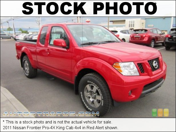 Stock photo for this 2011 Nissan Frontier King Cab 4x4 4.0 Liter DOHC 24-Valve CVTCS V6 5 Speed Automatic
