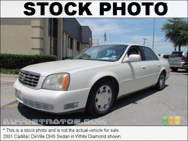Stock photo for this 2001 Cadillac DeVille DHS Sedan 4.6 Liter DOHC 32-Valve Northstar V8 4 Speed Automatic