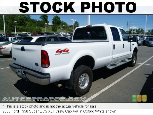 Stock photo for this 2003 Ford F350 Super Duty Crew Cab 4x4 6.0 Liter OHV 32V Power Stroke Turbo Diesel V8 5 Speed Manual