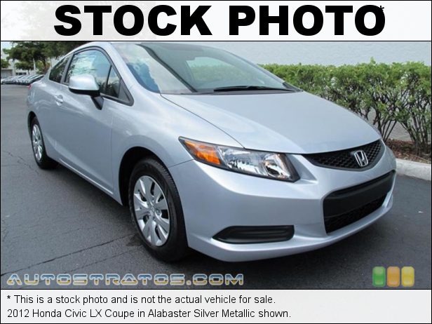 Stock photo for this 2012 Honda Civic LX Coupe 1.8 Liter SOHC 16-Valve i-VTEC 4 Cylinder 5 Speed Automatic