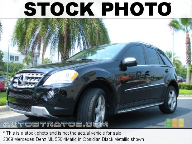 Stock photo for this 2009 Mercedes-Benz ML 550 4Matic 5.5 Liter DOHC 32-Valve VVT V8 7 Speed Automatic