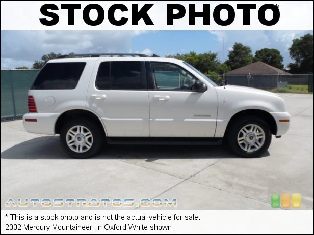 Stock photo for this 2002 Mercury Mountaineer  4.0 Liter SOHC 12-Valve V6 5 Speed Automatic