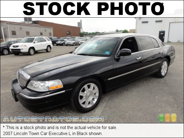 Stock photo for this 2007 Lincoln Town Car Executive L 4.6 Liter SOHC 16-Valve V8 4 Speed Automatic