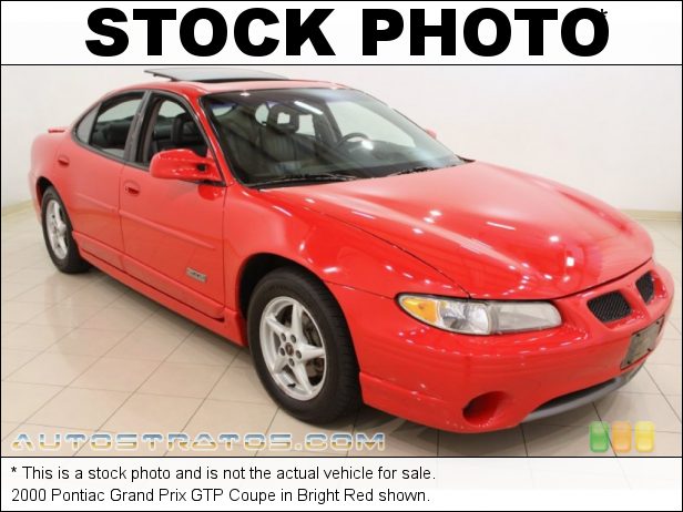 Stock photo for this 2000 Pontiac Grand Prix GTP Sedan 3.8 Liter Supercharged OHV 12-Valve V6 4 Speed Automatic