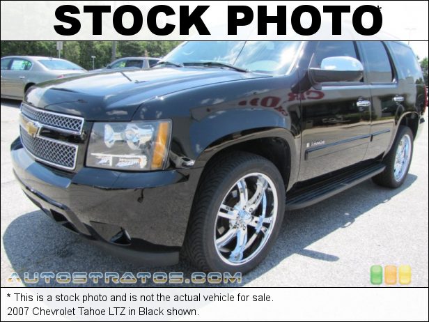 Stock photo for this 2007 Chevrolet Tahoe LTZ 5.3 Liter Flex Fuel OHV 16V Vortec V8 4 Speed Automatic