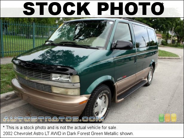 Stock photo for this 2002 Chevrolet Astro LT AWD 4.3 Liter OHV 12-Valve V6 4 Speed Automatic
