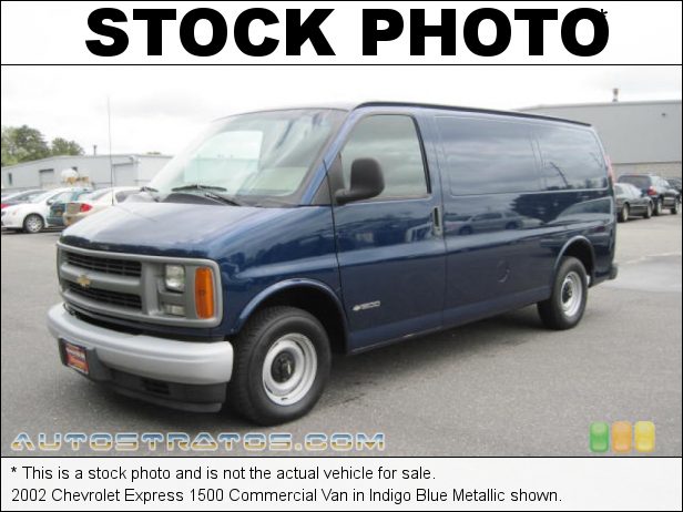 Stock photo for this 2002 Chevrolet Express 1500 Van 4.3 Liter OHV 12-Valve V6 4 Speed Automatic