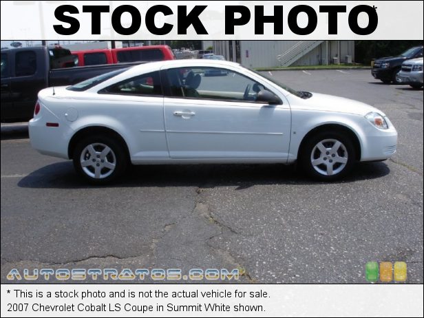 Stock photo for this 2007 Chevrolet Cobalt LS Coupe 2.2L DOHC 16V Ecotec 4 Cylinder 4 Speed Automatic
