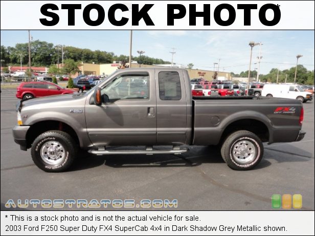 Stock photo for this 2003 Ford F250 Super Duty SuperCab 4x4 6.8 Liter SOHC 20V Triton V10 4 Speed Automatic