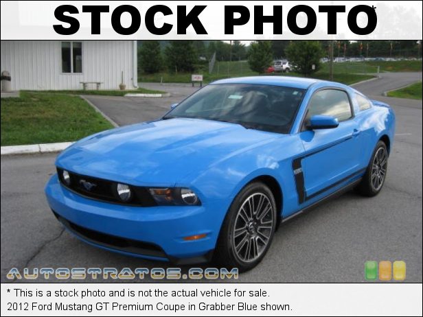 Stock photo for this 2012 Ford Mustang Coupe 5.0 Liter DOHC 32-Valve Ti-VCT V8 6 Speed Manual