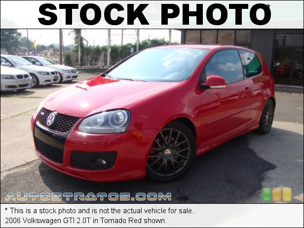 Stock photo for this 2006 Volkswagen GTI 2.0T 2.0L DOHC 16V Turbocharged 4 Cylinder 6 Speed DSG Dual-Clutch Automatic