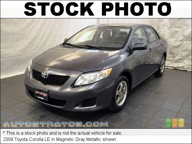 Stock photo for this 2009 Toyota Corolla LE 1.8 Liter DOHC 16-Valve VVT-i Inline 4 Cylinder 4 Speed Automatic