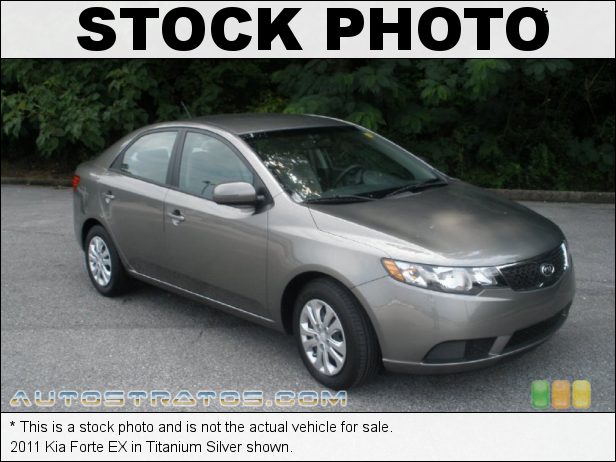 Stock photo for this 2011 Kia Forte EX 2.0 Liter DOHC 16-Valve CVVT 4 Cylinder 6 Speed Sportmatic Automatic