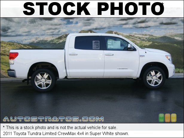 Stock photo for this 2011 Toyota Tundra CrewMax 4x4 5.7 Liter i-Force DOHC 32-Valve Dual VVT-i V8 6 Speed ECT-i Automatic