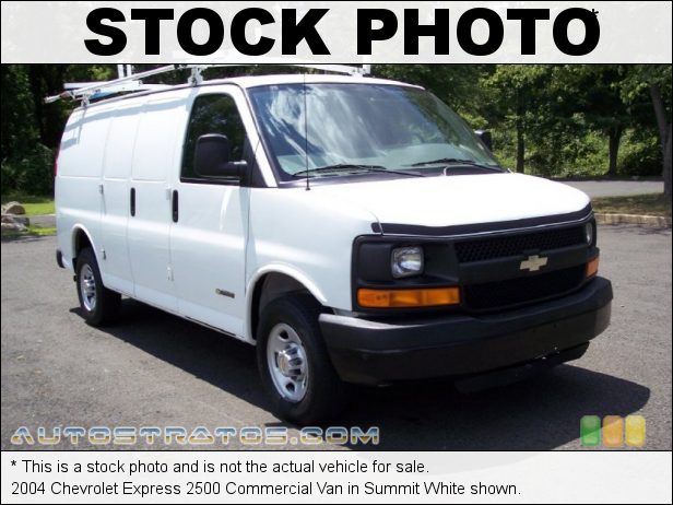 Stock photo for this 2004 Chevrolet Express 2500 Van 4.8 Liter OHV 16-Valve Vortec V8 4 Speed Automatic
