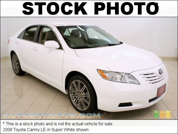Stock photo for this 2009 Toyota Camry  2.4 Liter DOHC 16-Valve VVT-i 4 Cylinder 5 Speed Automatic