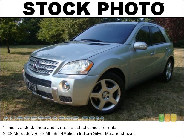 Stock photo for this 2008 Mercedes-Benz ML 550 4Matic 5.5 Liter DOHC 24-Valve VVT V8 7 Speed Automatic