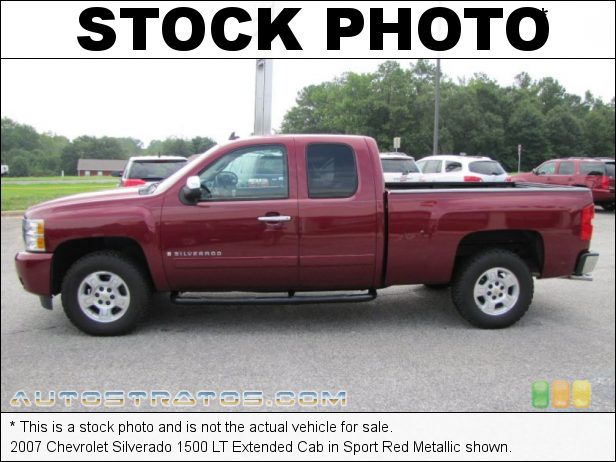 Stock photo for this 2007 Chevrolet Silverado 1500 Extended Cab 4.8 Liter OHV 16-Valve Vortec V8 4 Speed Automatic