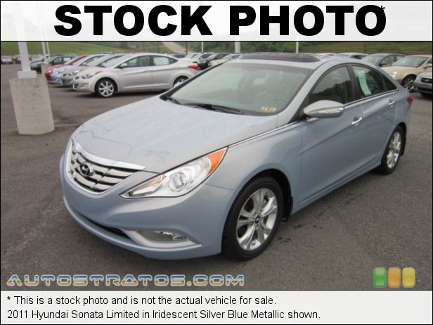 Stock photo for this 2011 Hyundai Sonata  2.4 Liter GDI DOHC 16-Valve CVVT 4 Cylinder 6 Speed Shiftronic Automatic