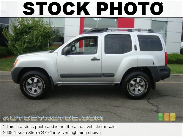 Stock photo for this 2009 Nissan Xterra S 4x4 4.0 Liter DOHC 24-Valve CVTCS V6 5 Speed Automatic