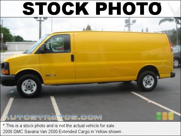 Stock photo for this 2006 GMC Savana Van 2500 Extended Cargo 4.8 Liter OHV 16-Valve V8 4 Speed Automatic