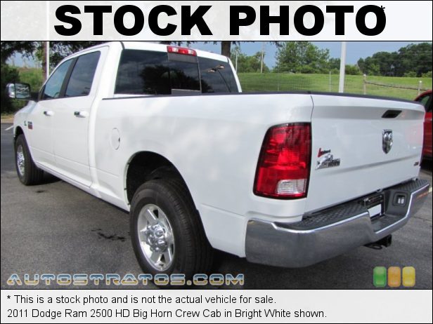 Stock photo for this 2011 Dodge Ram 2500 HD Crew Cab 6.7 Liter OHV 24-Valve Cummins VGT Turbo-Diesel Inline 6 Cylinde 6 Speed Automatic