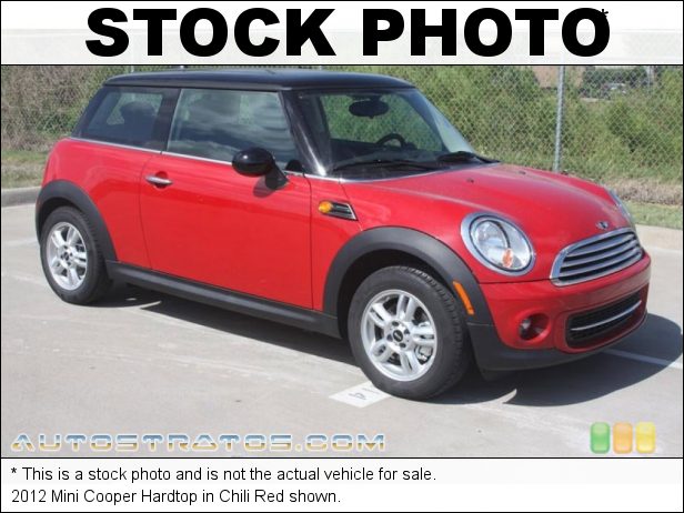 Stock photo for this 2012 Mini Cooper Hardtop 1.6 Liter DOHC 16-Valve VVT 4 Cylinder 6 Speed Manual