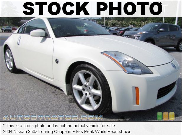 Stock photo for this 2004 Nissan 350Z Touring Coupe 3.5 Liter DOHC 24-Valve V6 6 Speed Manual