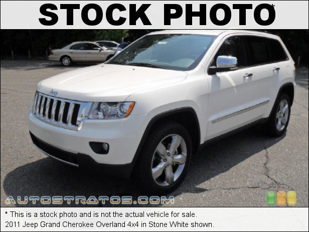 Stock photo for this 2011 Jeep Grand Cherokee Overland 4x4 3.6 Liter DOHC 24-Valve VVT V6 5 Speed Automatic